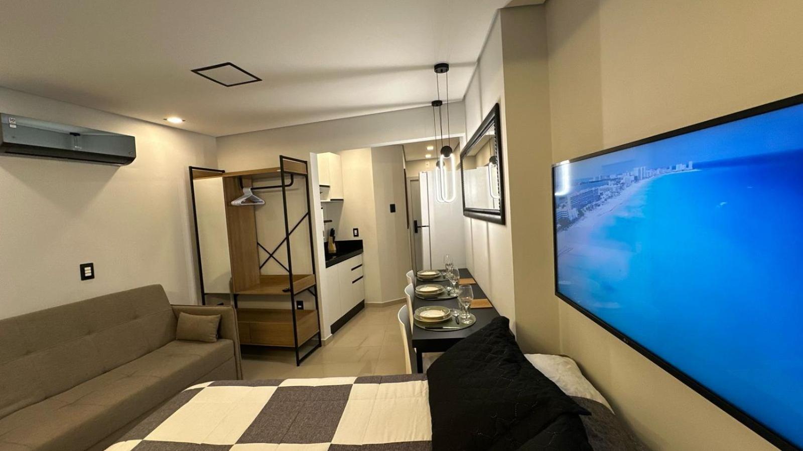 Apartamento Piscina Frente Mar - Loft Dubai - Roda Gigante - Paradisiaco - Mar Balneario Camboriu